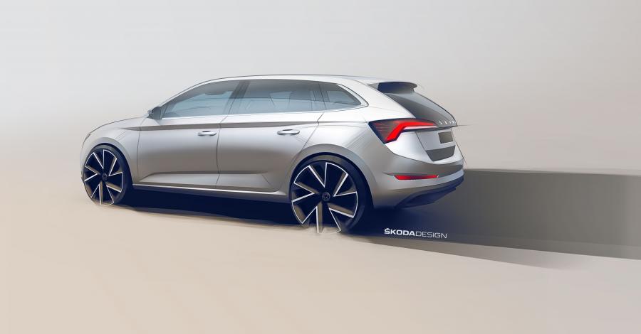 Эскиз Skoda Scala 2019 года  (WW) (фото 52 из 78)